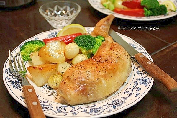 チキンレッグと野菜のオーブン焼き＊クリスマス