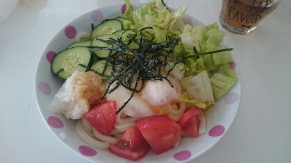 さっぱりサラダうどん