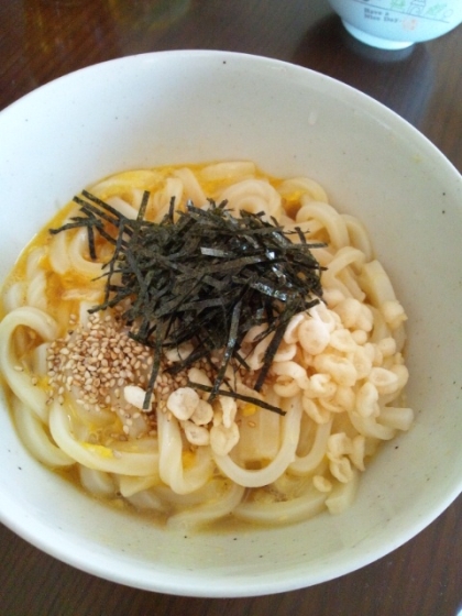 おうちで簡単に釜玉うどんができて嬉しー
美味しかったです♪
ごちそう様でした。