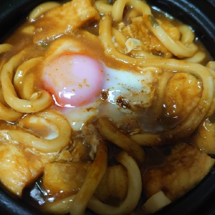 月のおとちゃ〜ん♪
大好きなカレーうどんをカレールーで簡単に作れて嬉しい♡
少し早いですがランチにいただきまーす❣
発汗して痩せた気分になれそう( *´艸`)