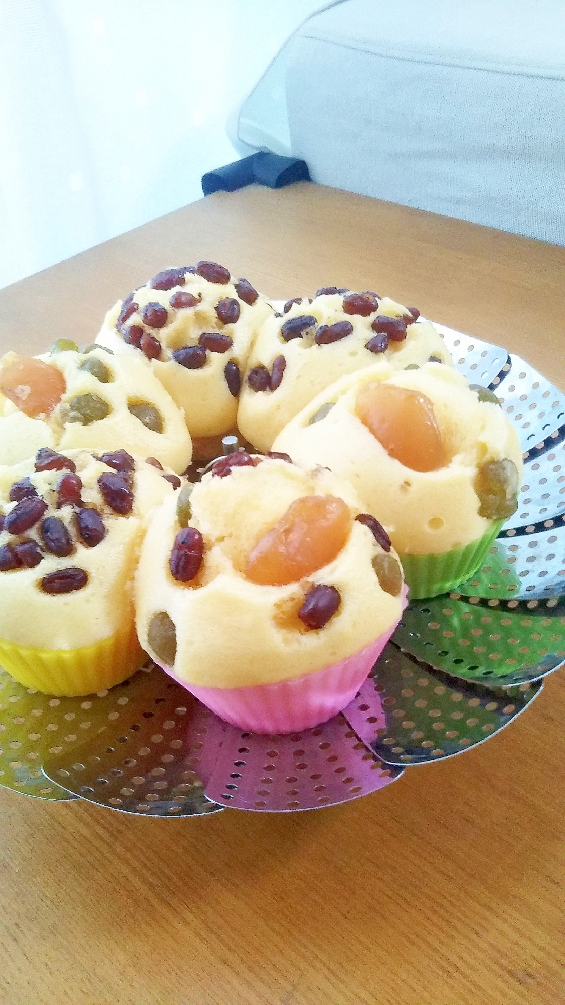 甘納豆蒸しパン