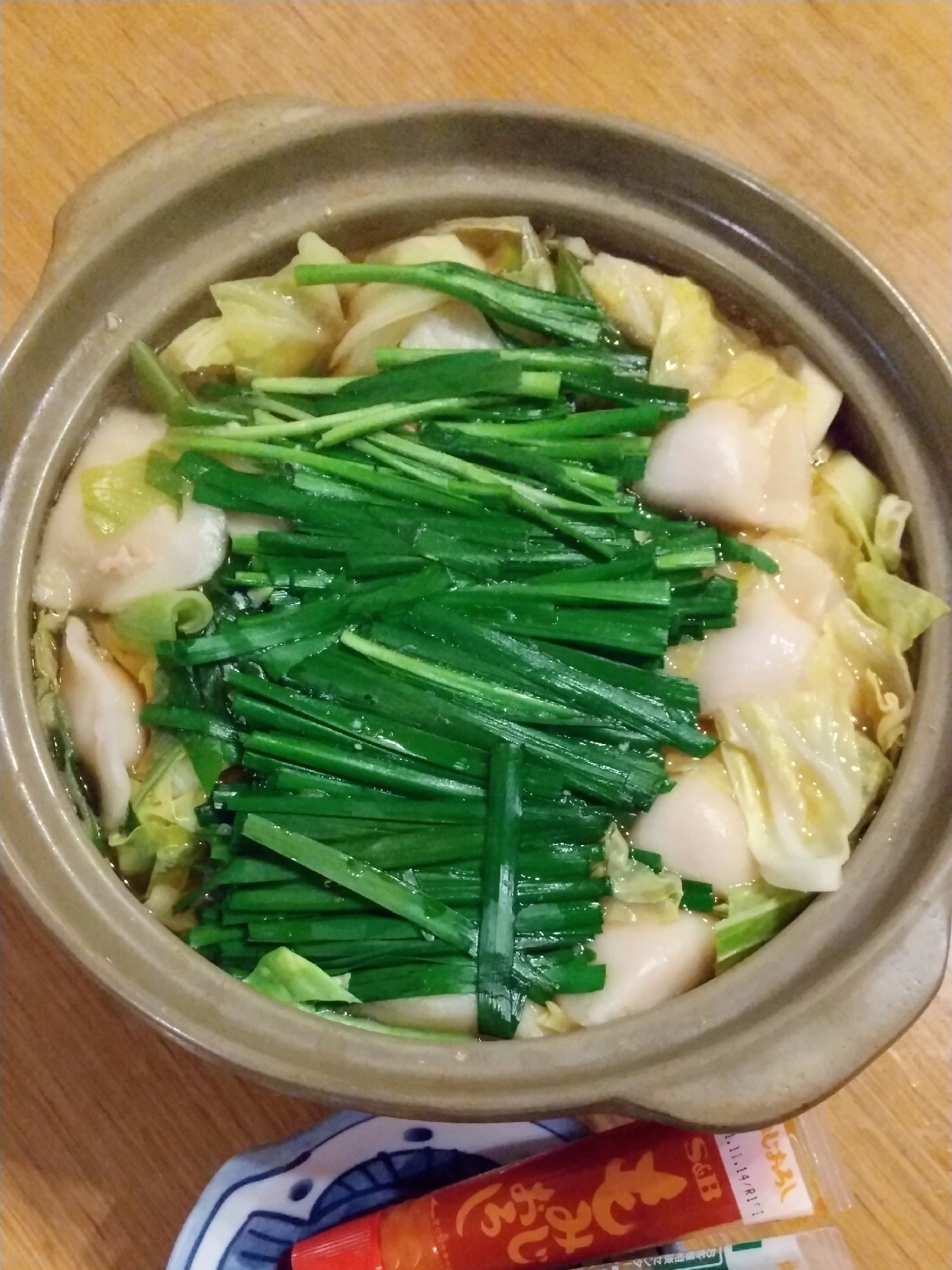 生姜で体ポカポカ♪餃子鍋(^○^)