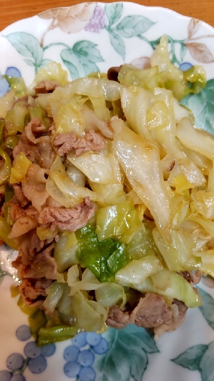 ウスターソースの新たな使い方を、発見できました～♪
美味しかったです。