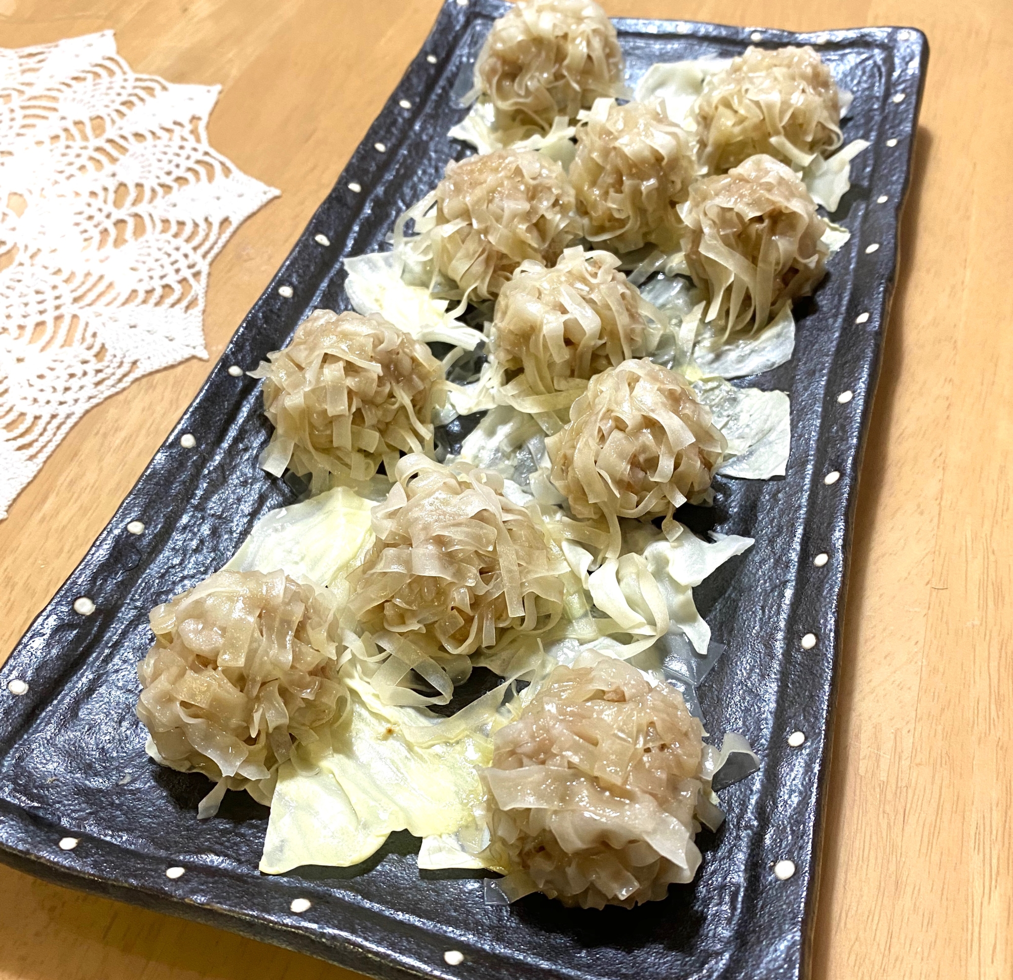 電子レンジで☆花咲しゅうまい