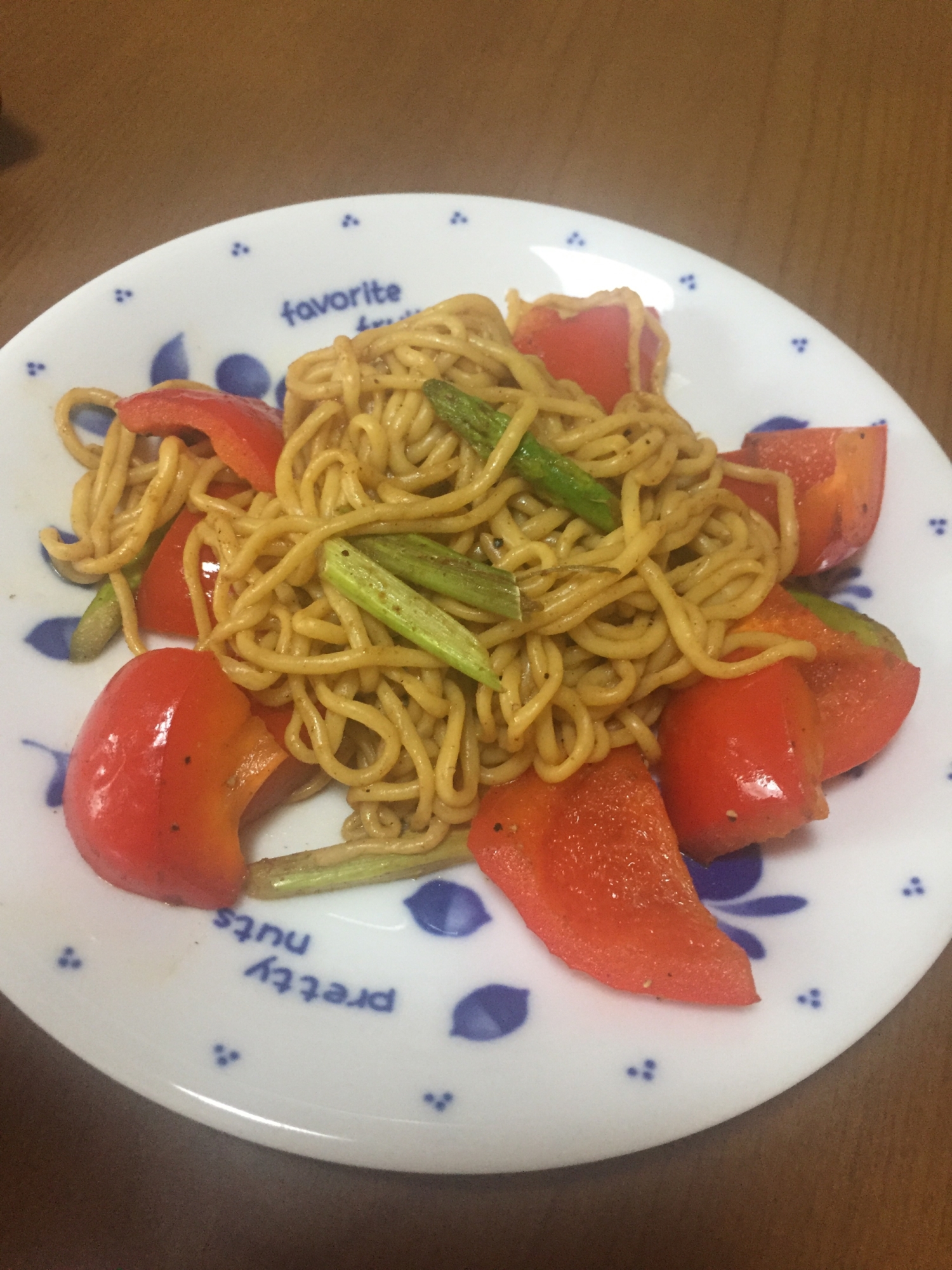 カラフル野菜のヘルシー麺