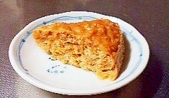 完熟柿ときなこのパウンドケーキ風