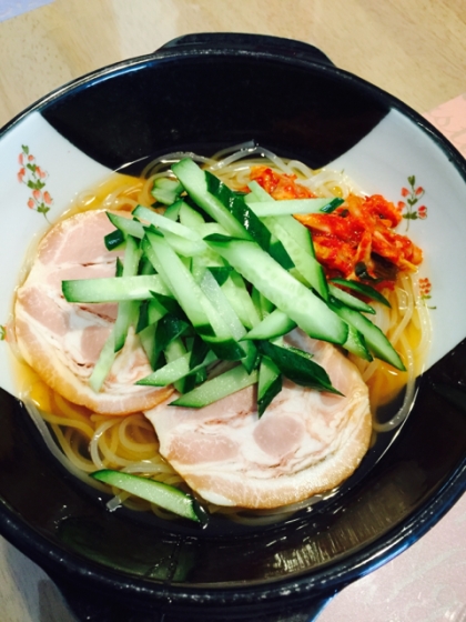 夏の定番　さっぱり冷麺