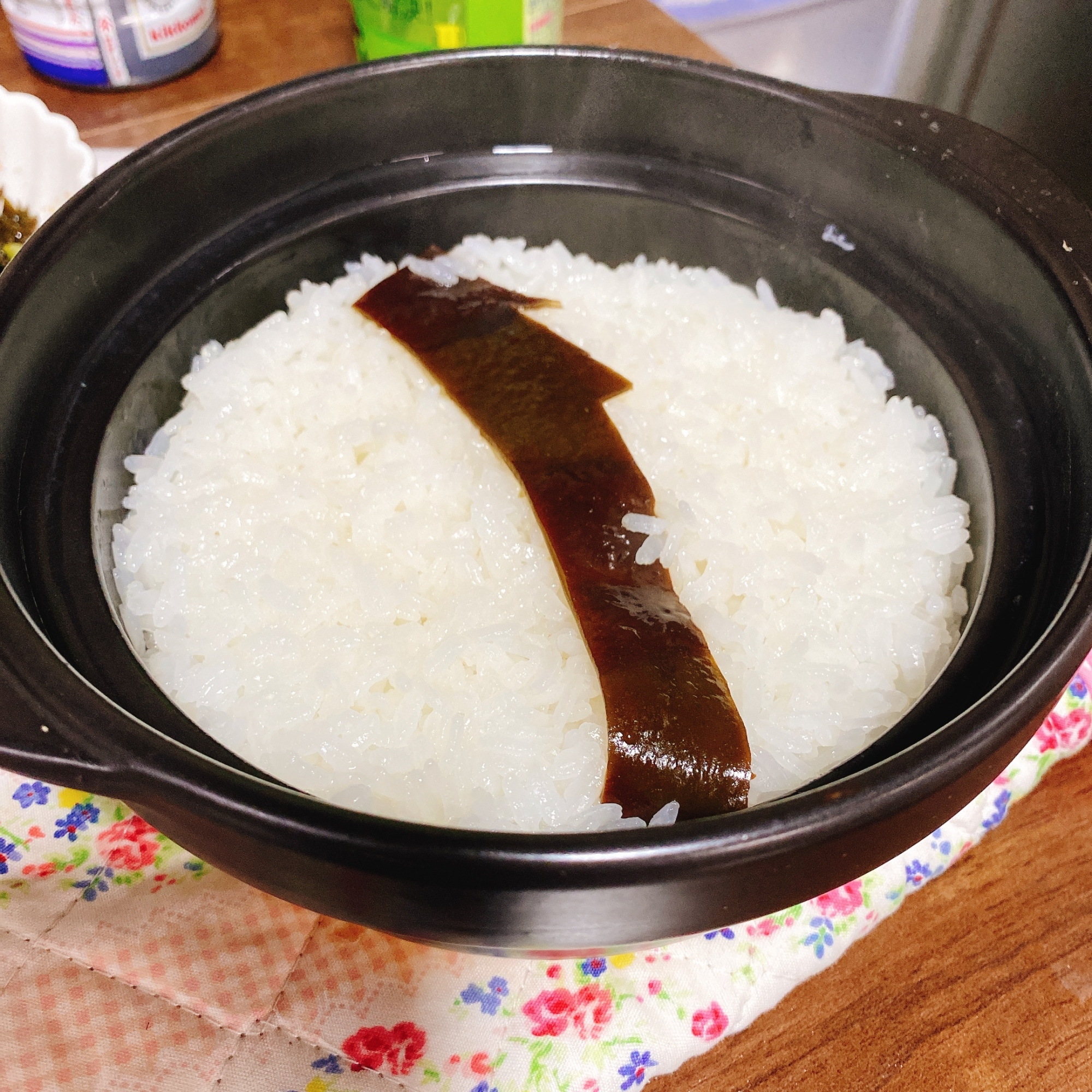 土鍋で1合炊き