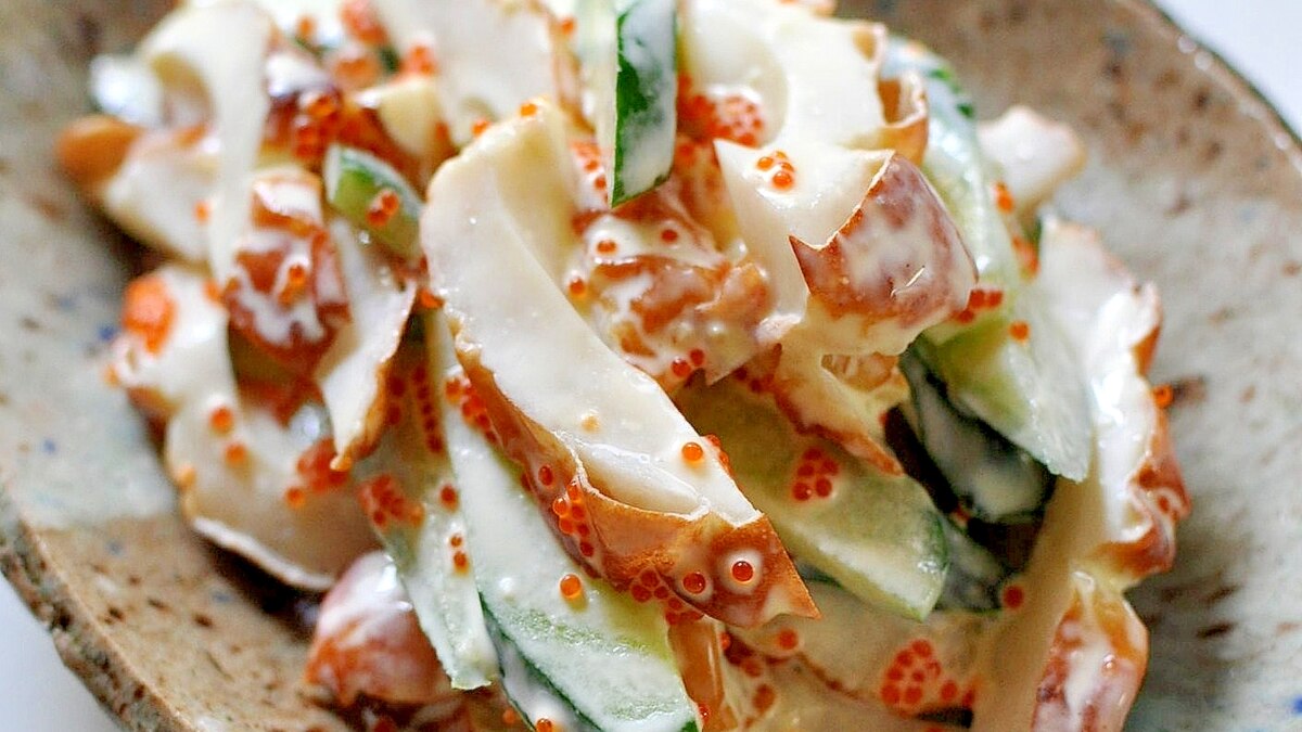 ちくわときゅうりのとびっこマヨネーズ和え レシピ 作り方 By ねこすけ 楽天レシピ ちくわときゅうりのとびっこマヨネーズ和え レシピ 作り方 By ねこすけ 楽天レシピ