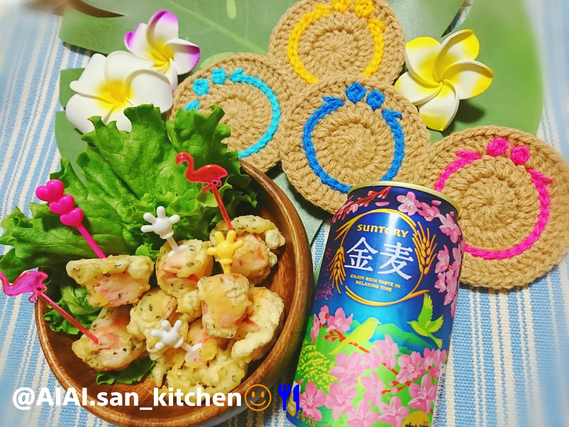 【お弁当/おつまみ】魚肉ソーセージのバジル天ぷら