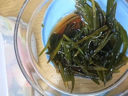 簡単＆ヘルシーおつまみ！茎わかめのだし醤油漬け