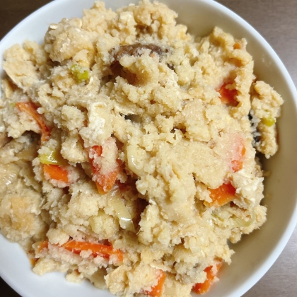 しっとり優しい味！おからの煮物