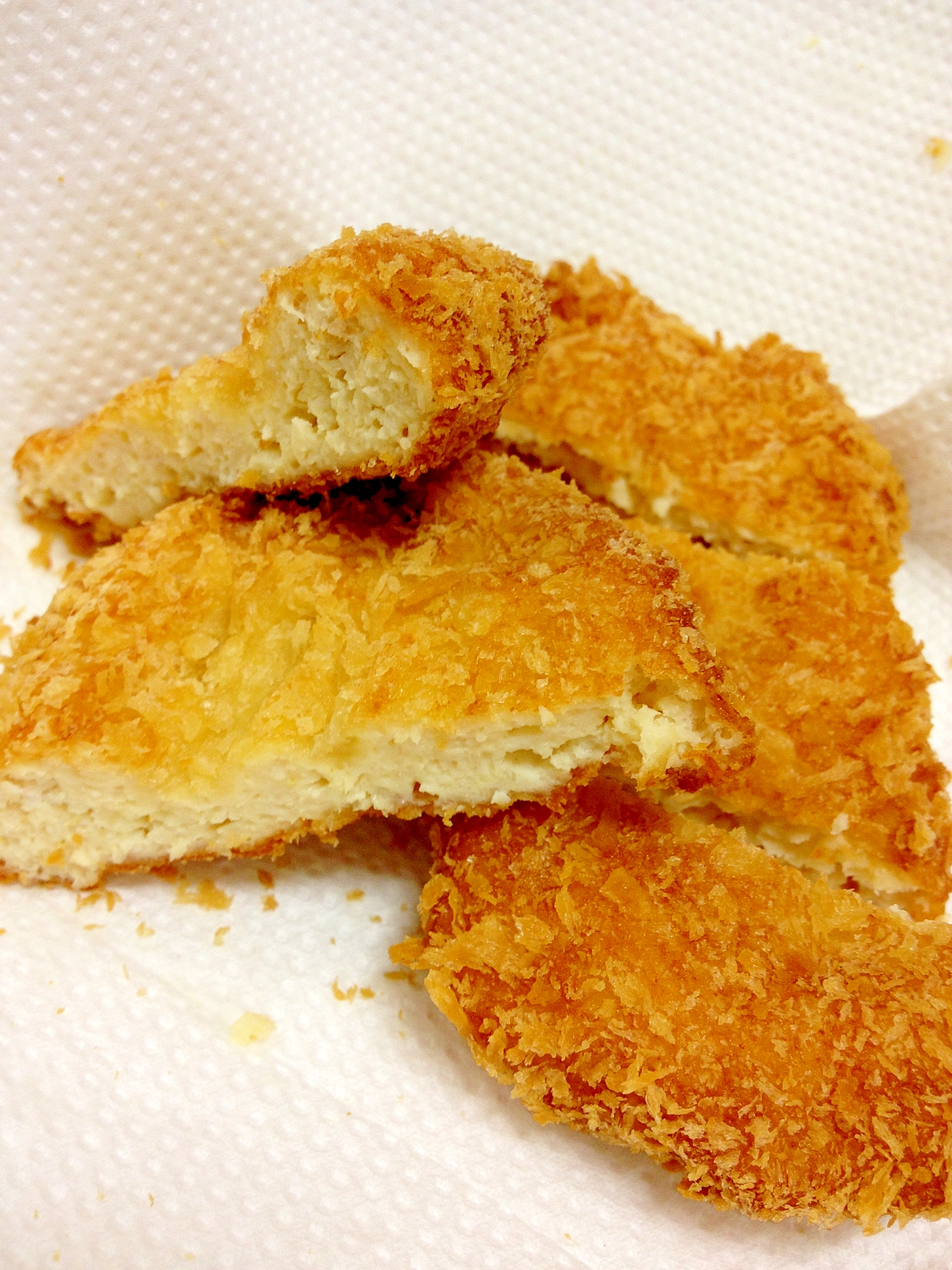 冷めてもやわらか美味しい、鶏挽き肉のチキンカツ