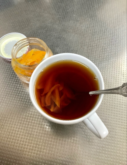 紅茶でオレンジティー