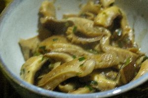 椎茸のピリカラ生姜醤油煮