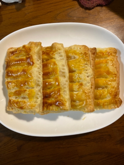 オーブントースターで焼く簡単アップルパイ