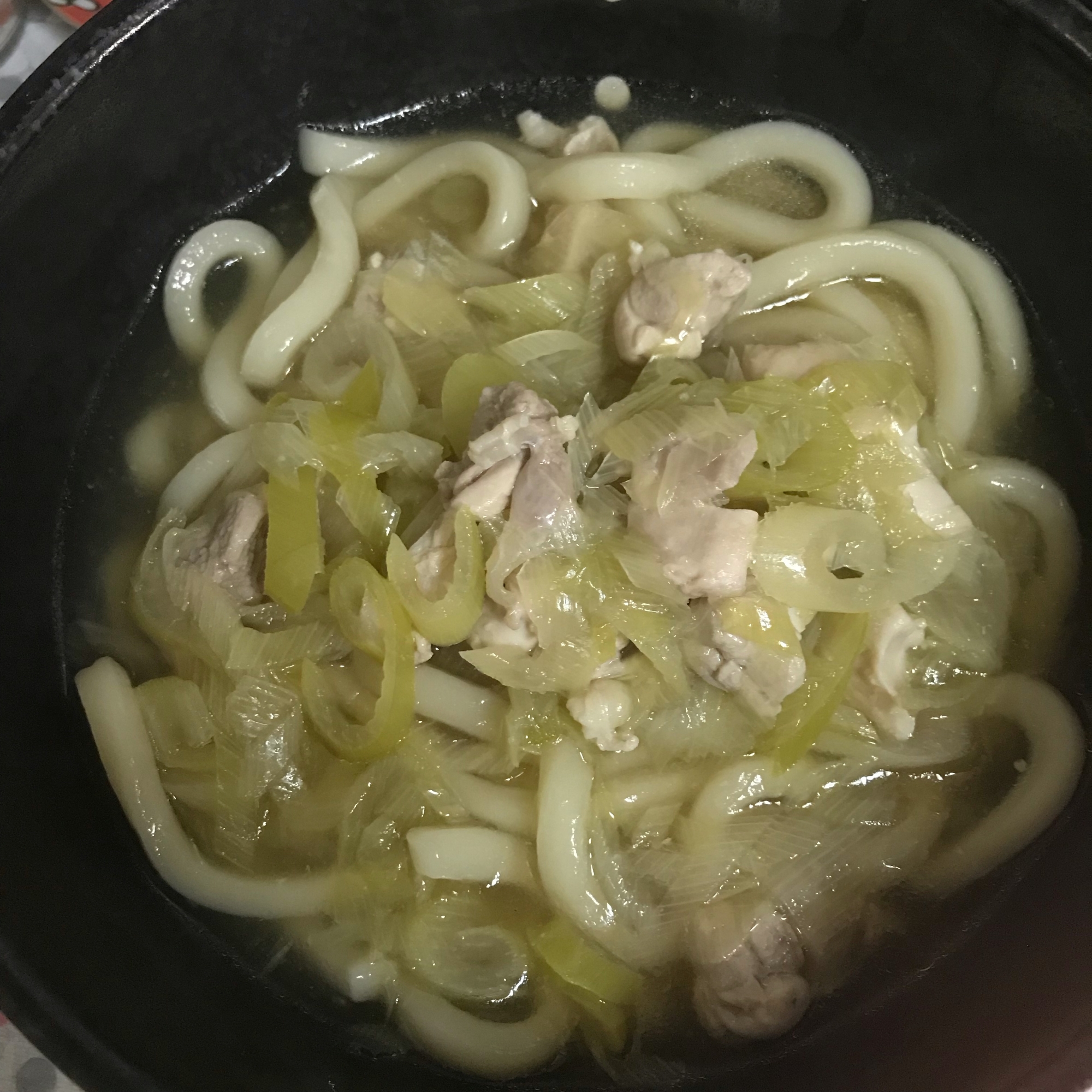 鶏うどん♩