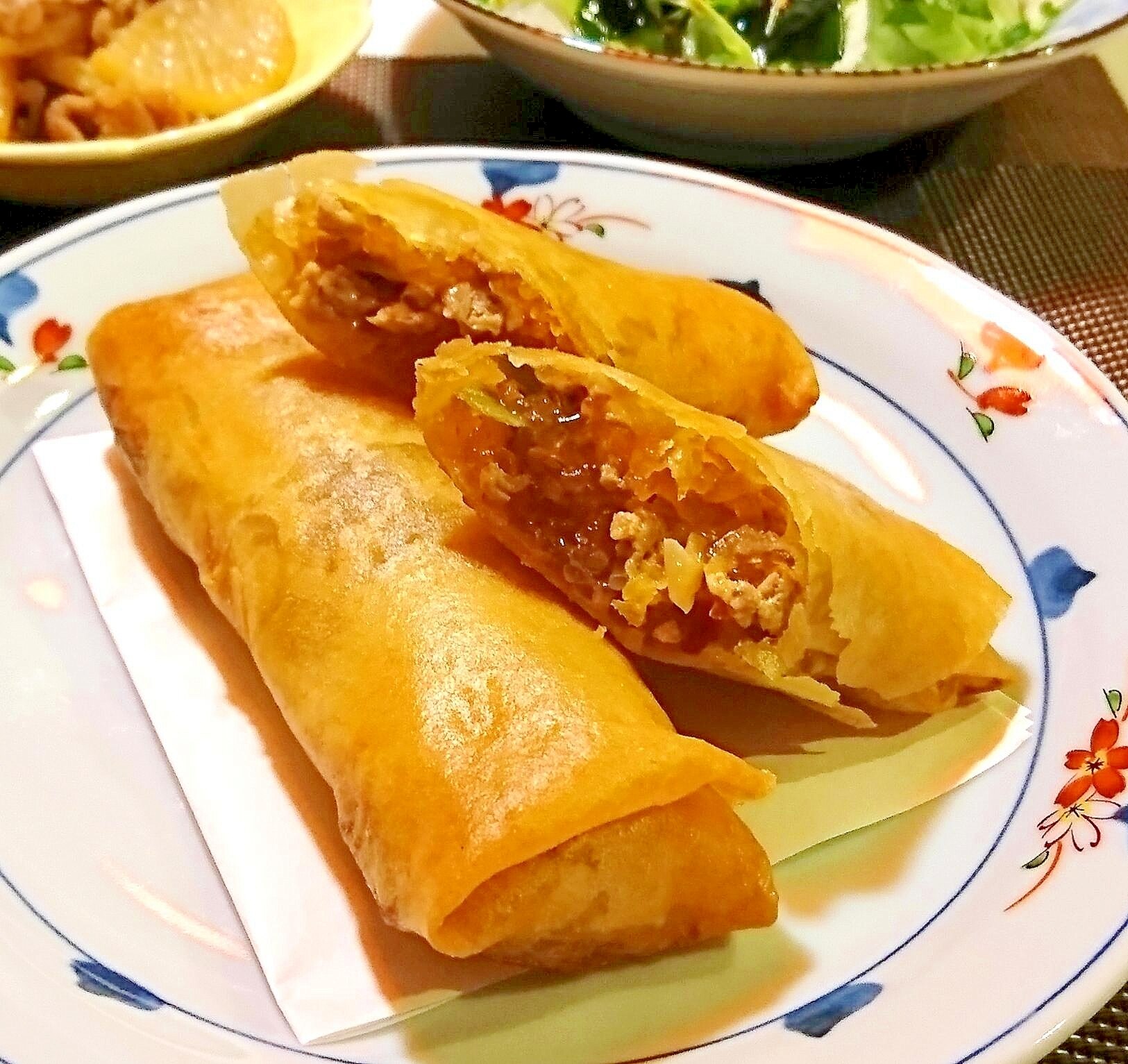 麻婆はるさめ春巻き レシピ・作り方 by メリッコ - 楽天レシピ