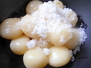 トウモロコシ粉で 黄色い白玉 レシピ 作り方 By ぴーちゃん3279 楽天レシピ