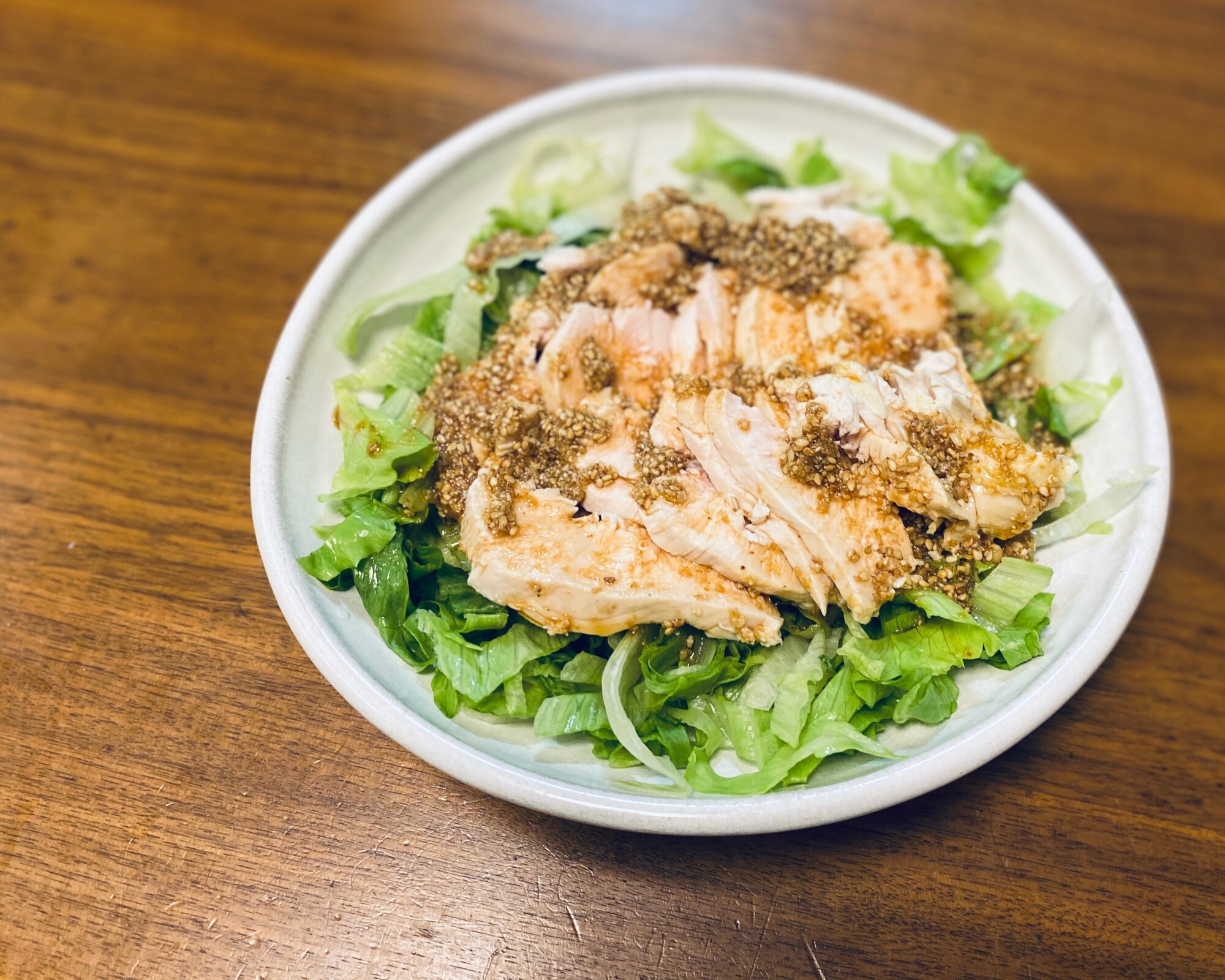 作り置き自家製サラダチキンで！簡単よだれ鶏風 レシピ・作り方 by