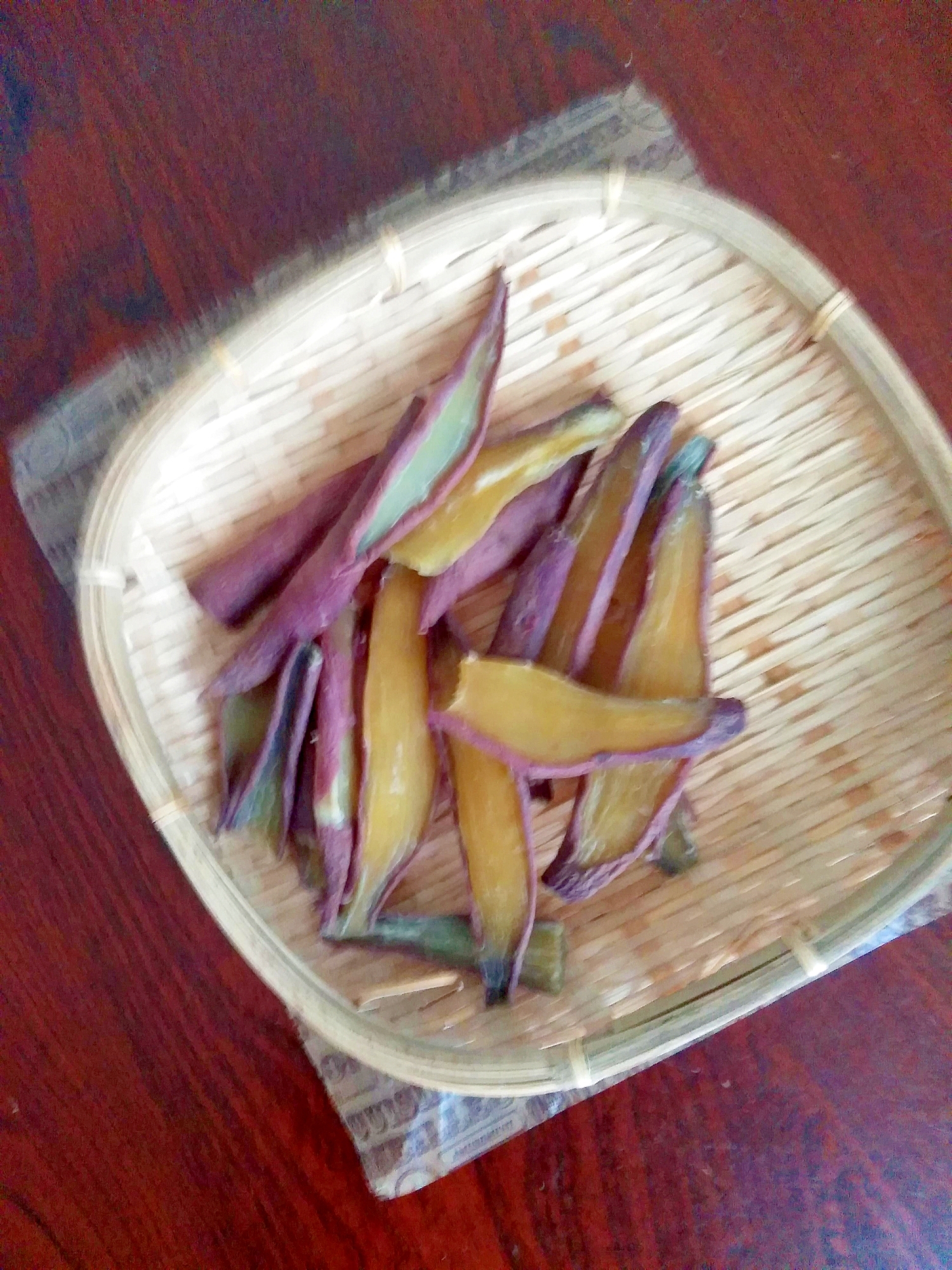 簡単！旨い！お家で天日干し皮付き芋