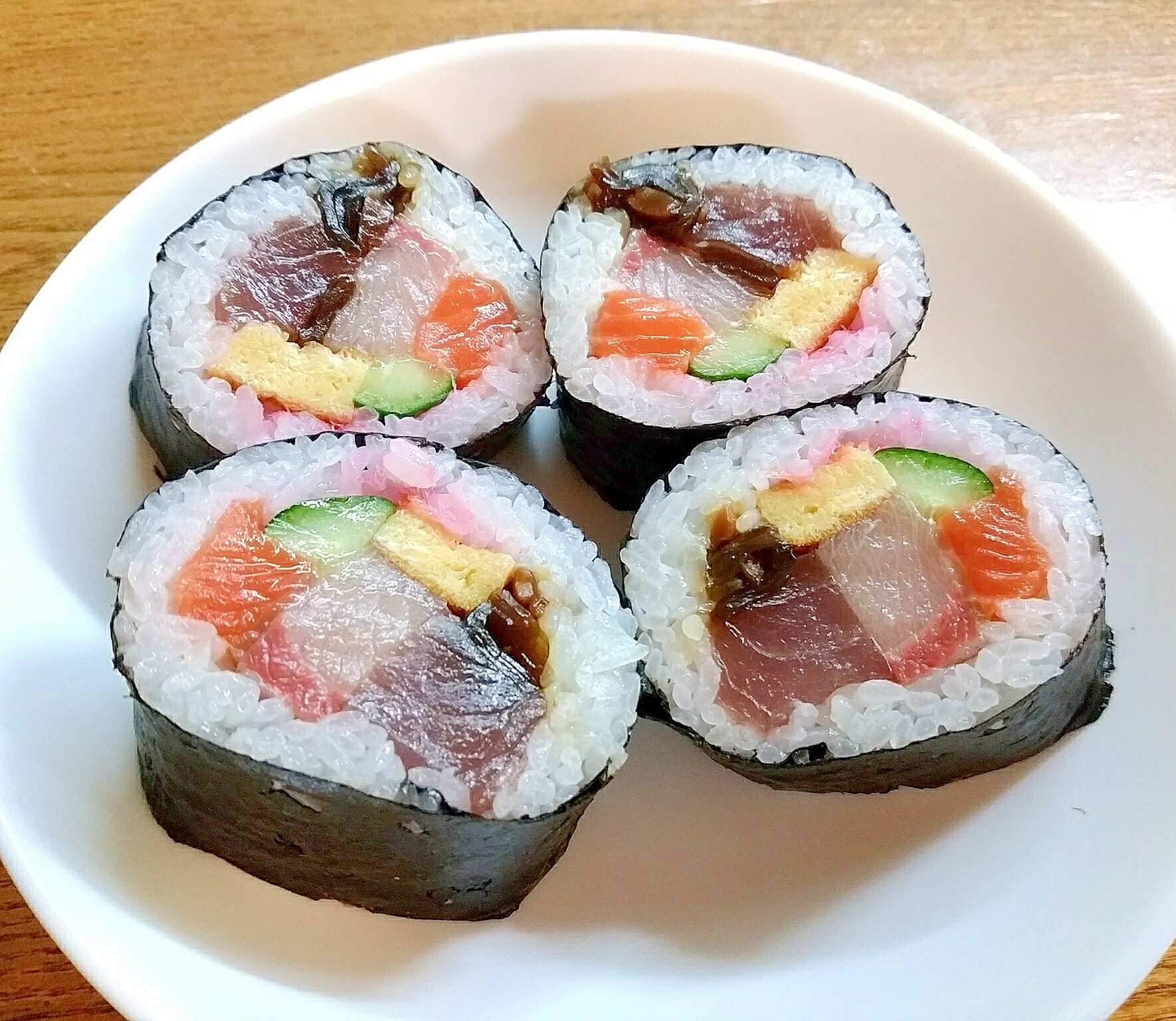 1 5倍 海鮮太巻き レシピ 作り方 By のん７８６ 楽天レシピ