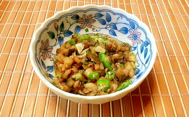 水なすの香味醤油