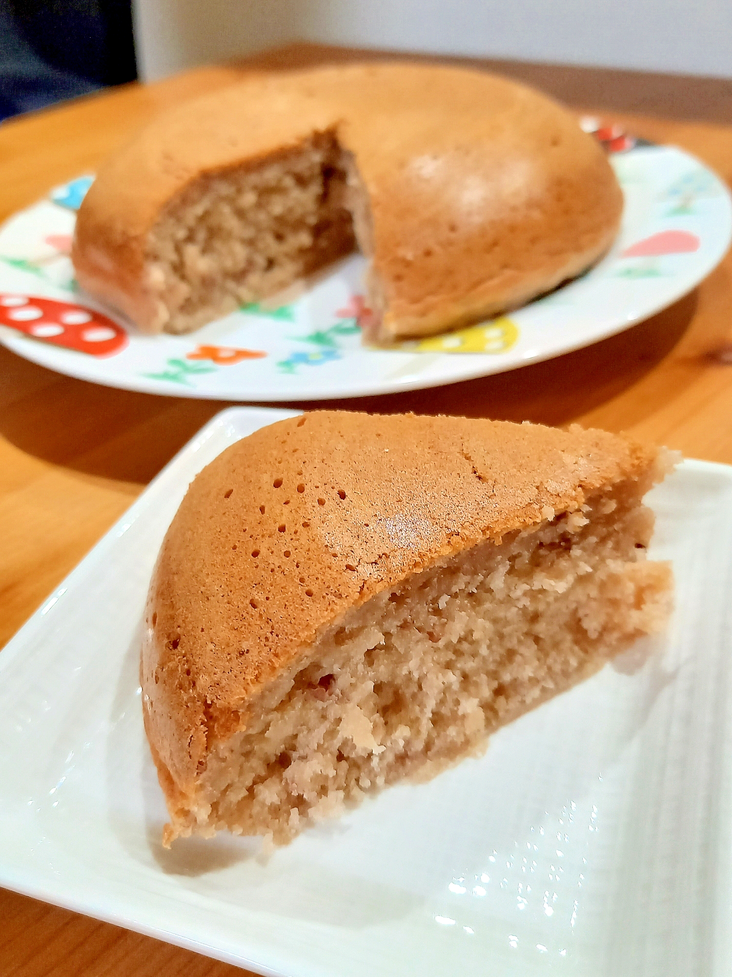 おしるこリメイク♪豆腐モチモチ炊飯器ケーキ