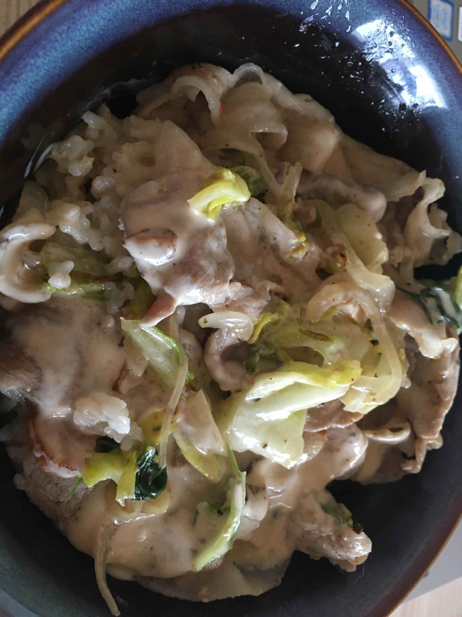 ヨーグルトソース豚丼