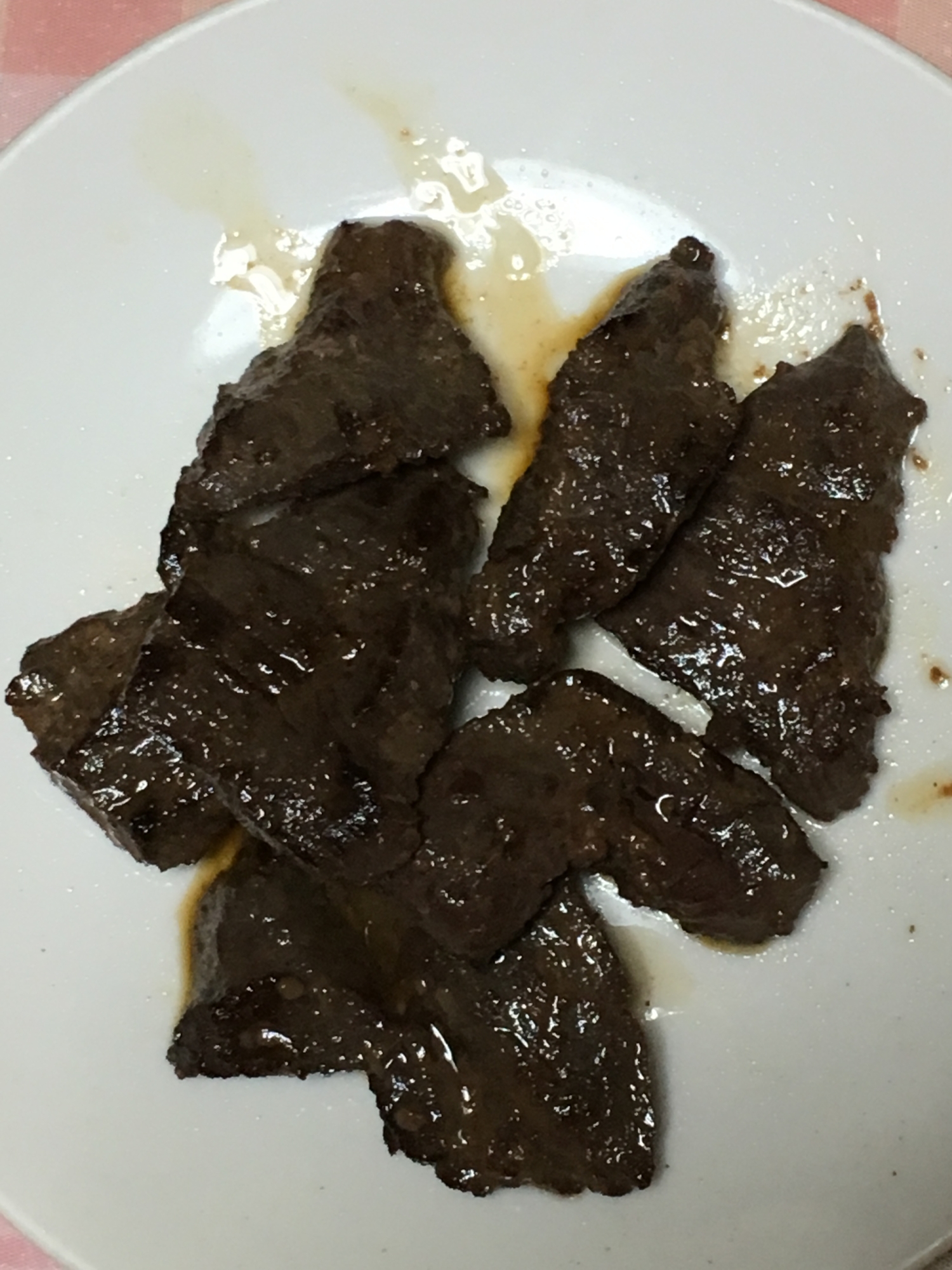 くじらの醤油焼き