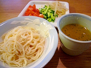 醤油味に飽きたら…冷たい塩ダレそうめん♪