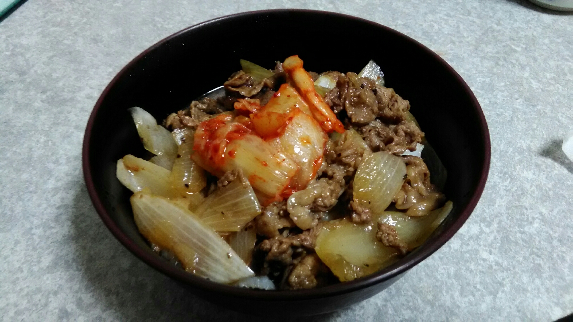 簡単に作れる！我が家の牛丼(･∀･)