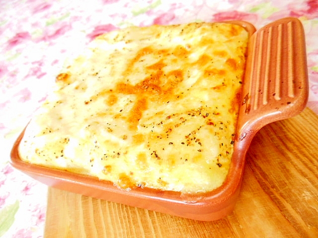 ❤馬鈴薯とウィンナーと豆腐の卵チーズ焼き❤