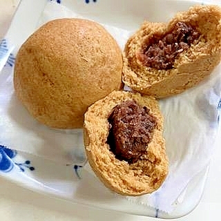 ズボラさん向き　☆　きな粉の蒸し饅頭