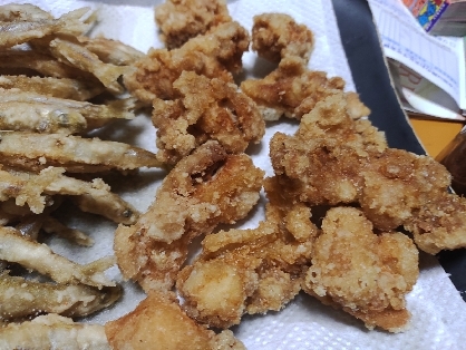 鶏胸肉で竜田揚げ