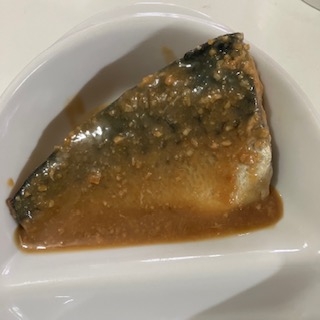 フライパンで簡単·͜· ᕷサバの味噌煮