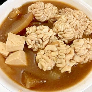 助宗鱈の白子・大根・豆腐の味噌スープ