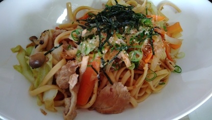 乾麺で美味しい☆焼きうどん