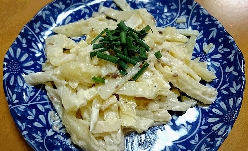 お酒に合うアンチョビの大人ポテトサラダ