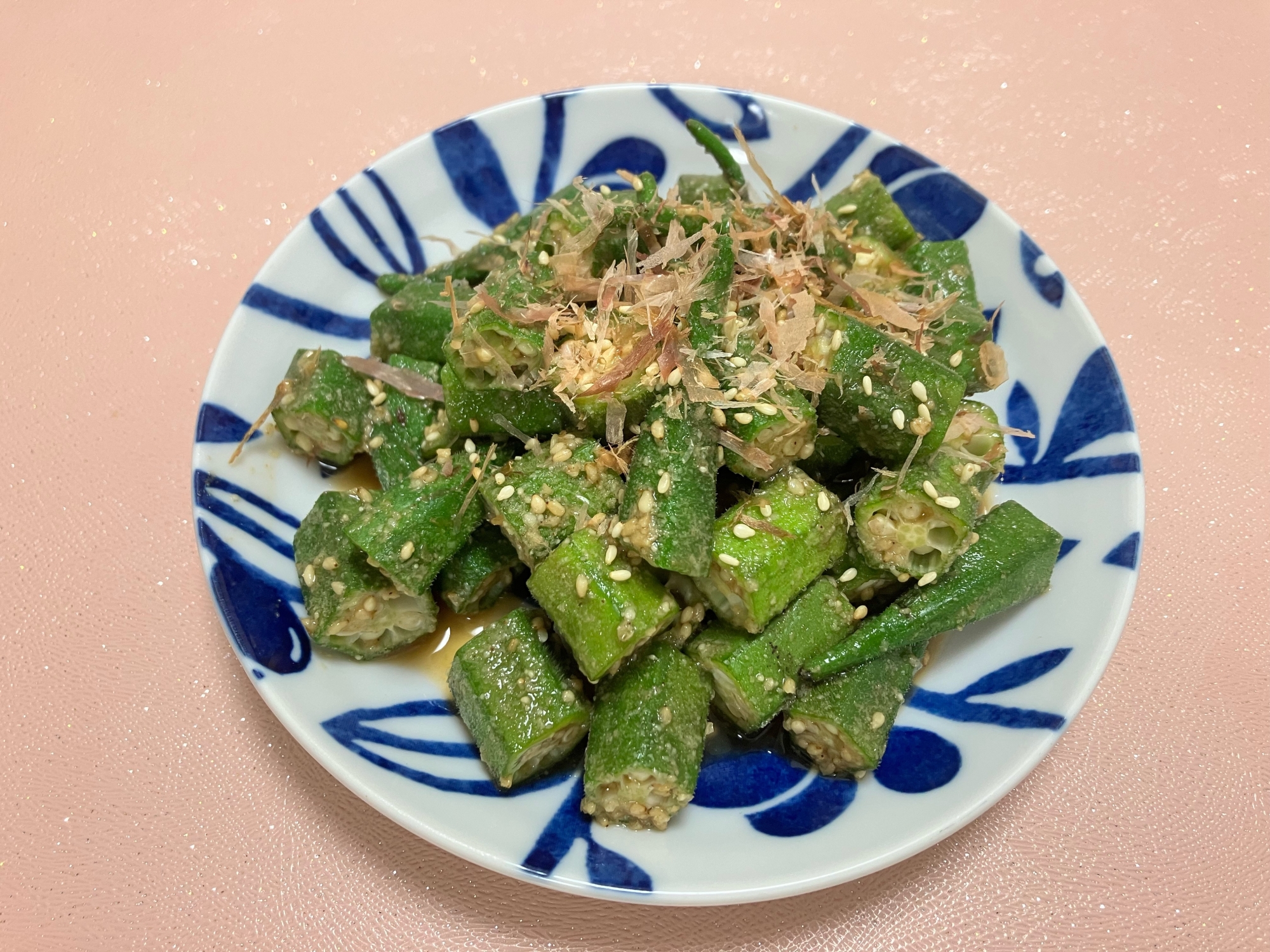 万能副菜！⭐️オクラの胡麻おかか和え⭐️