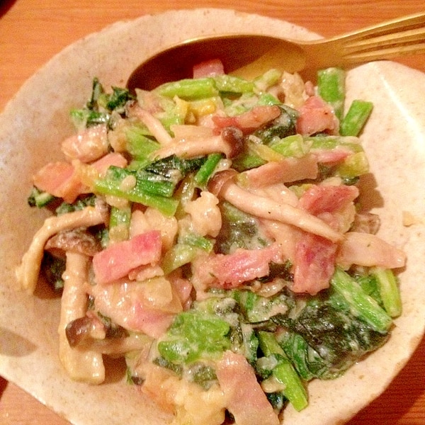 ホットポテサラ ポパイベーコンの豆乳ホワイトソース レシピ 作り方 By Macman3737 楽天レシピ ホットポテサラ ポパイベーコンの豆乳ホワイトソース レシピ 作り方 By Macman3737 楽天レシピ