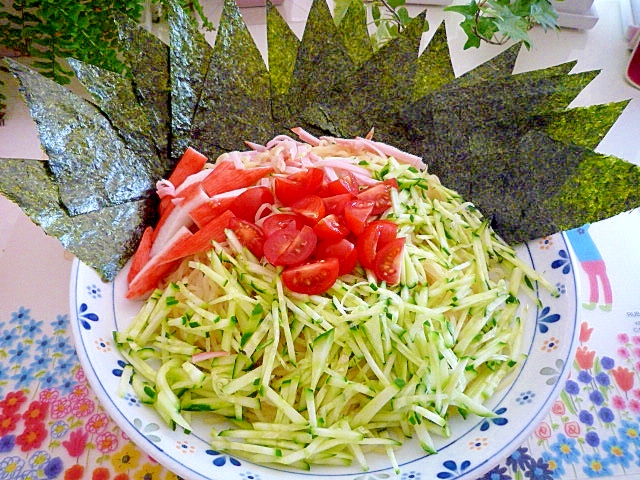 海苔のり冷やし中華♪