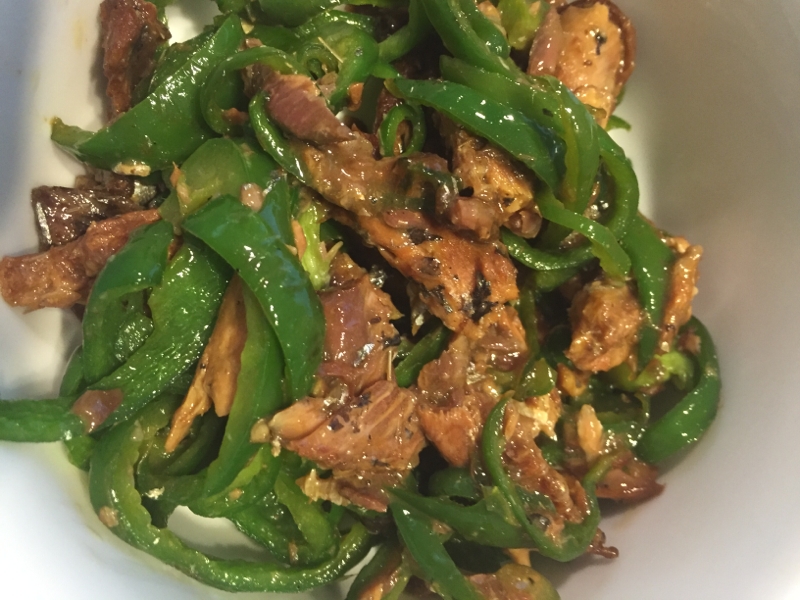 鯖缶とピーマンの炒め物 レシピ 作り方 By まる1678 楽天レシピ