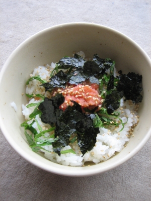 簡単！手間なしたらこ丼♪