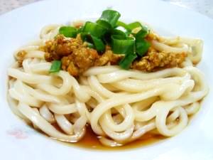 万能キーマカレーで☆カレーうどん