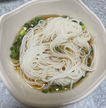 冷凍薬味でそう麺つゆ