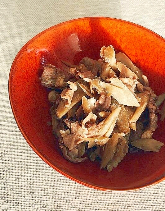 ふつう☆ごぼうと牛肉