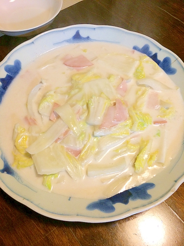 白菜のクリーム煮☆中華風