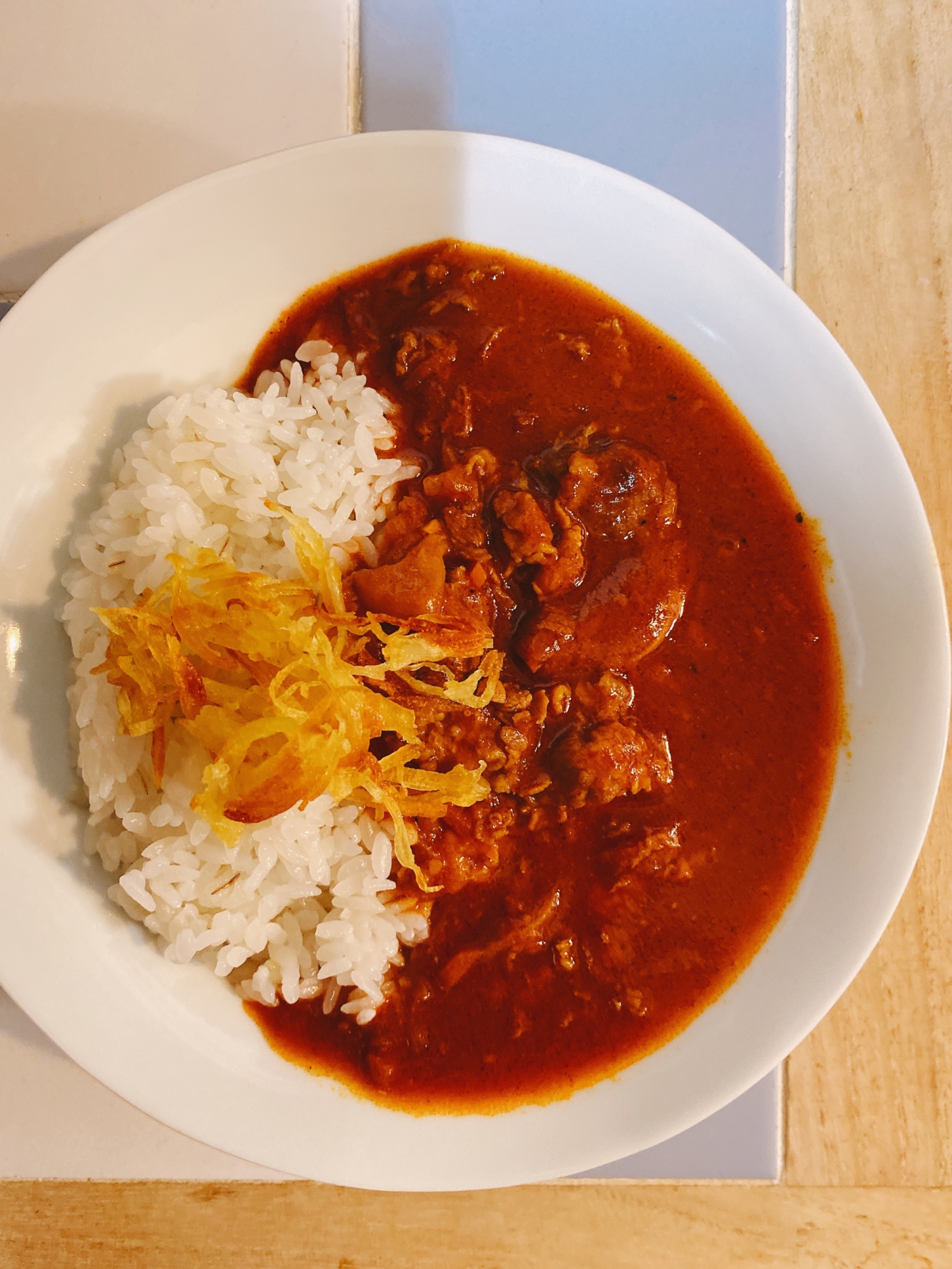 牛肉と舞茸のカレー