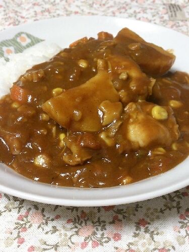 トマト缶で作る★チキンカレー